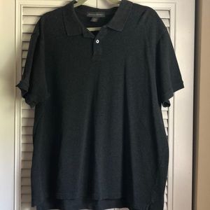 Heathered grey polo from Banana Republic in XXL